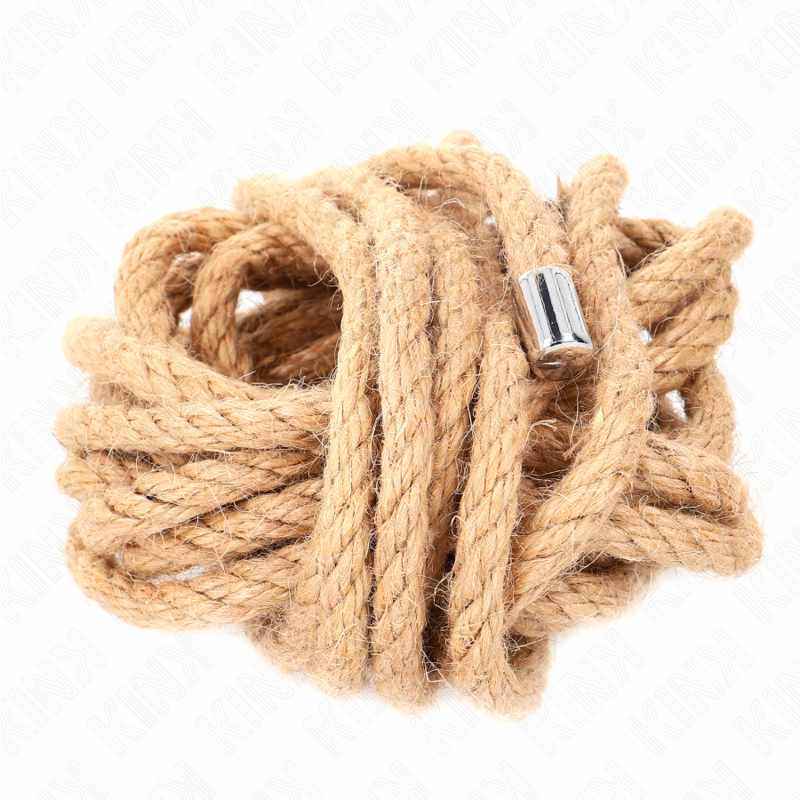 KINK - CORDE DE CHANVRE AVEC TÊTE MÉTALLIQUE 5 MÈTRES KINK ROPE ARTS