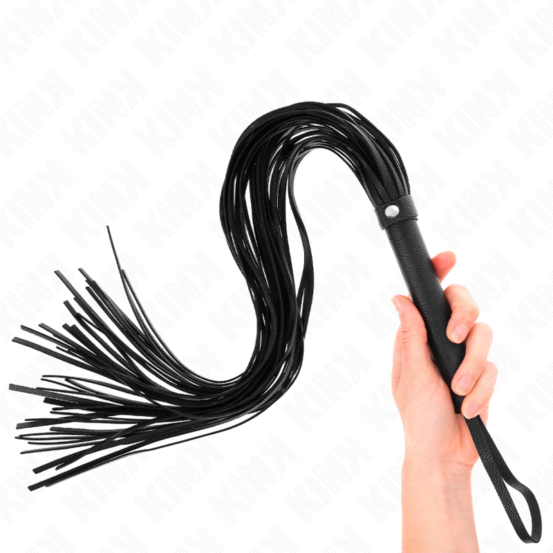 KINK - FOUET PVC SOUPLE NOIR 70 CM KINK IMPACT & TOUCH