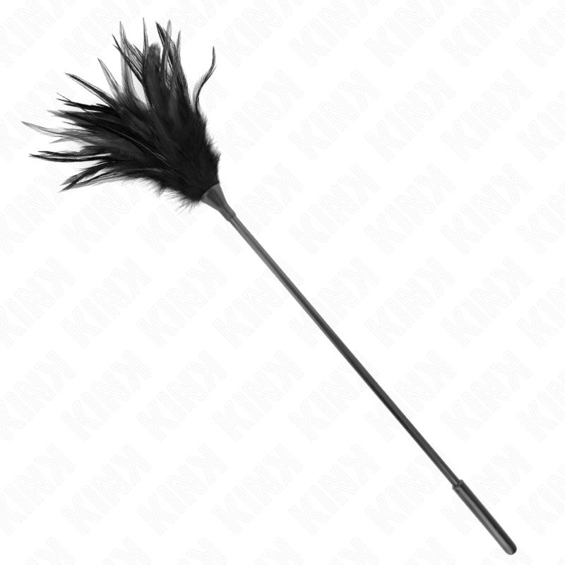 KINK - PLUSIEURS PLUMES DE CHATOUILLES NOIRES 45 CM KINK IMPACT & TOUCH