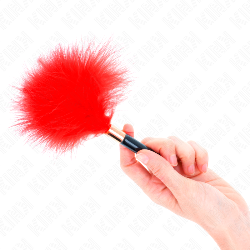 KINK - PLUMES CHACOULES EN MÉTAL ROUGE OR 18 CM KINK IMPACT & TOUCH