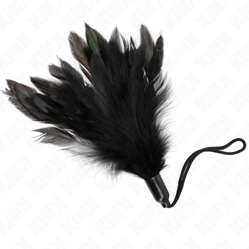 KINK - PLUMES CHACOUILLÉES AVEC MANCHE CORDE BASE PLASTIQUE 15 CM KINK IMPACT & TOUCH