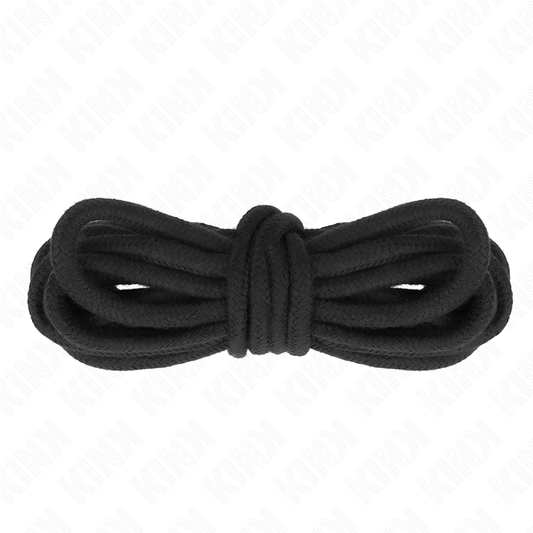 KINK - CORDE EN COTON 10 MÈTRES NOIR KINK ROPE ARTS