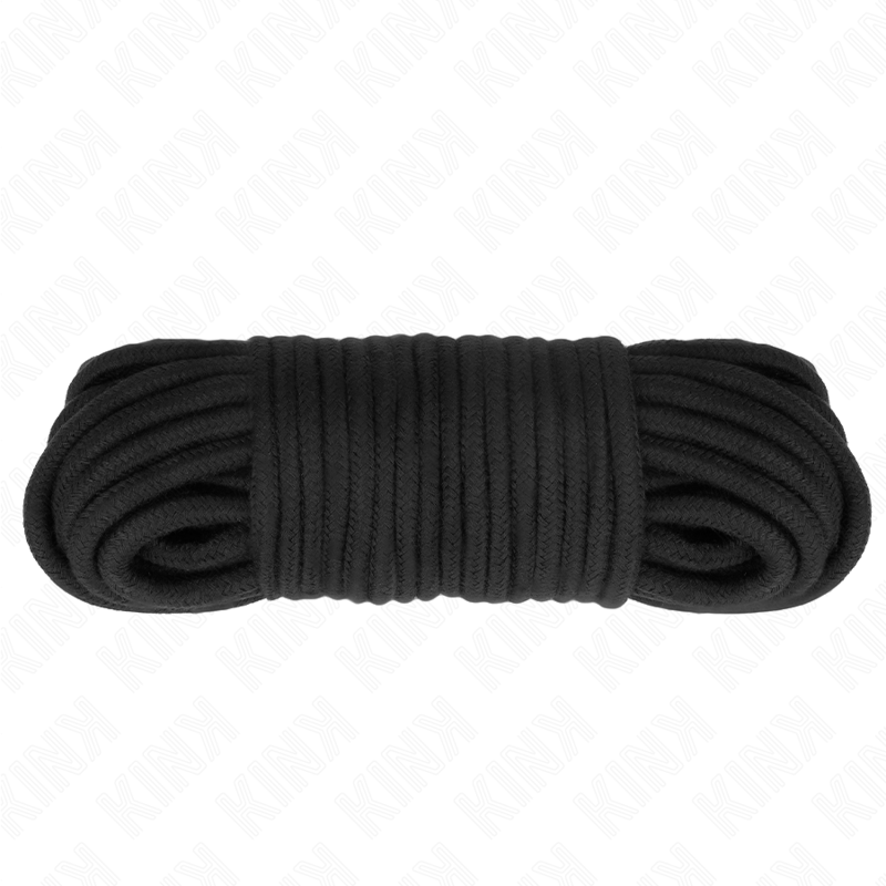 KINK - CORDE EN COTON 20 MÈTRES NOIR KINK ROPE ARTS