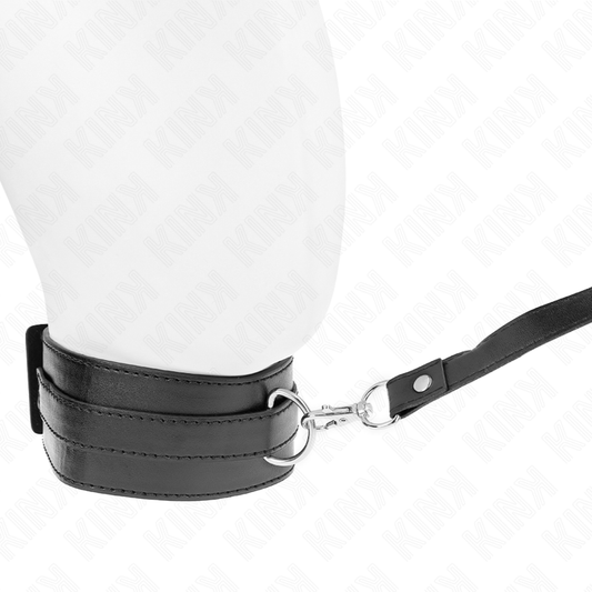 KINK - COLLIER AVEC CEINTURE 116 CM MODÈLE 1 RÉGLABLE 36-43 CM X 5 CM KINK COLLAR & GAG