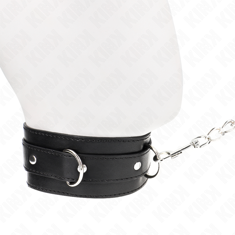KINK - COLLIER AVEC CEINTURE 65 CM AVEC SANGLE NOIR 54 X 4,5 CM KINK COLLAR & GAG
