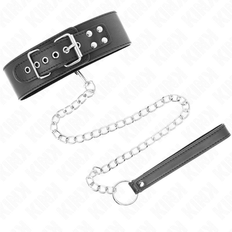 KINK - COLLIER MODÈLE BASIC AVEC LAISSE 65 CM MODÈLE 0 KINK COLLAR & GAG