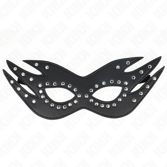 KINK - MASQUE EN CUIRETTE À RIVETS MODÈLE 3 26 x 9,5 CM KINK MASKED ALLURE