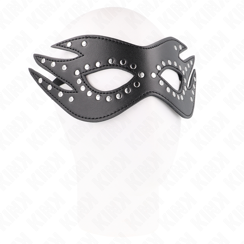 KINK - MASQUE EN CUIRETTE À RIVETS MODÈLE 3 26 x 9,5 CM KINK MASKED ALLURE