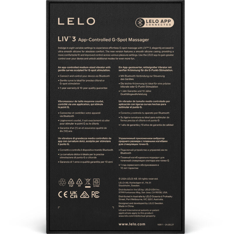 LELO - LIV™ 3 STIMULATEUR DE POINT G BLEU LELO