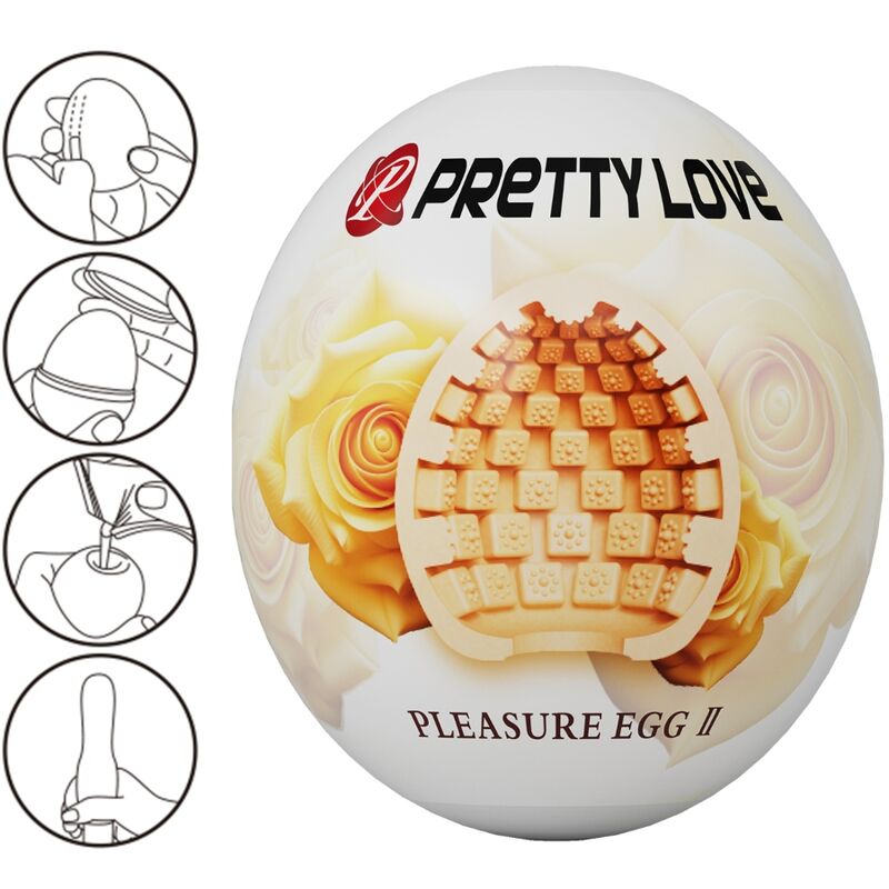 PRETTY LOVE - MASTURBATEUR POUR HOMMES CHAIR D'OEUF PRETTY LOVE FLIRTATION