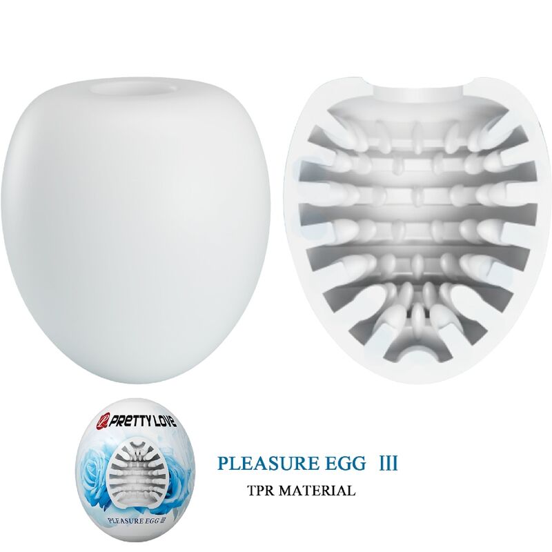 PRETTY LOVE - MASTURBATEUR POUR HOMME BLANC D'OEUF PRETTY LOVE FLIRTATION