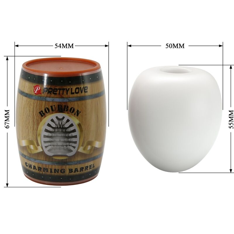 PRETTY LOVE - MASTURBATEUR HOMME BLANC D'OEUF MODÈLE 2 PRETTY LOVE FLIRTATION