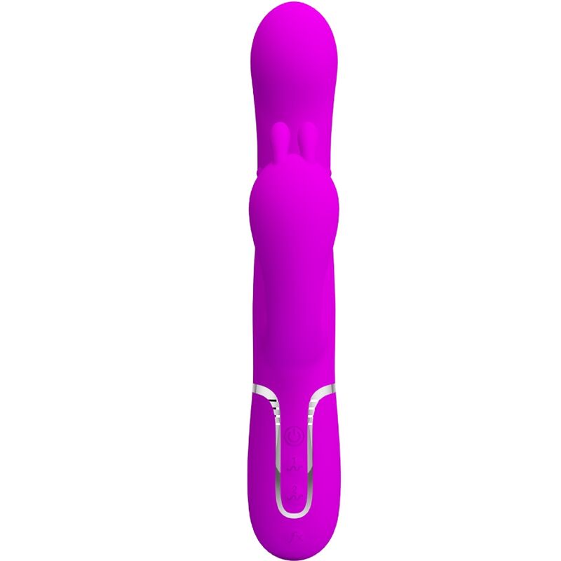 PRETTY LOVE - CAMMY TRIPLE VIBRATEUR MULTIFONCTION 4 EN 1 ROSE PRETTY LOVE FLIRTATION