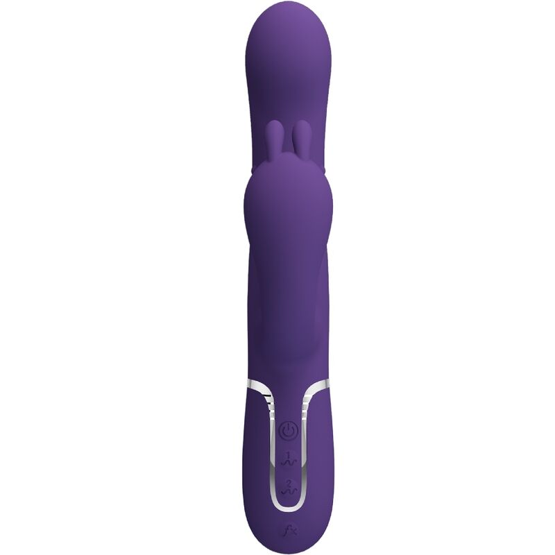 PRETTY LOVE - CAMMY TRIPLE VIBRATEUR MULTIFONCTION 4 EN 1 VIOLET PRETTY LOVE FLIRTATION