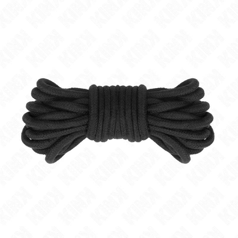 KINK - CORDE EN COTON 5 MÈTRES NOIR KINK ROPE ARTS
