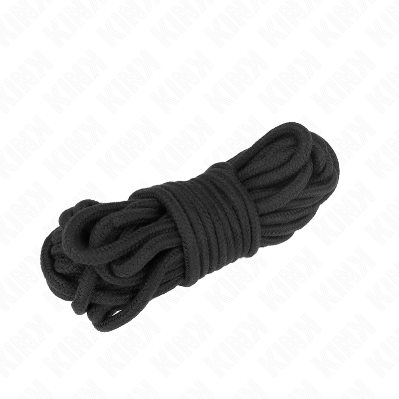 KINK - CORDE EN COTON 5 MÈTRES NOIR KINK ROPE ARTS