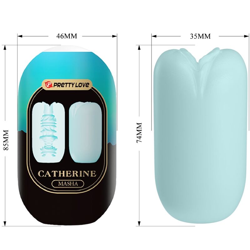 PRETTY LOVE - MASTURBATEUR POUR HOMME MASHA BLEU PRETTY LOVE FLIRTATION