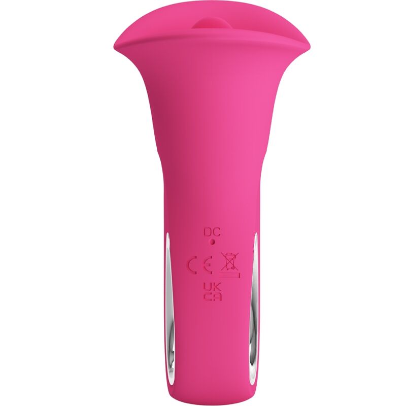 PRETTY LOVE - CLYDE VIBRATEUR ORAL LANGUE VIBRANTE 12 VIBRATIONS ROSE PRETTY LOVE FLIRTATION