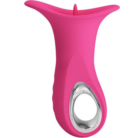 PRETTY LOVE - CLYDE VIBRATEUR ORAL LANGUE VIBRANTE 12 VIBRATIONS ROSE PRETTY LOVE FLIRTATION