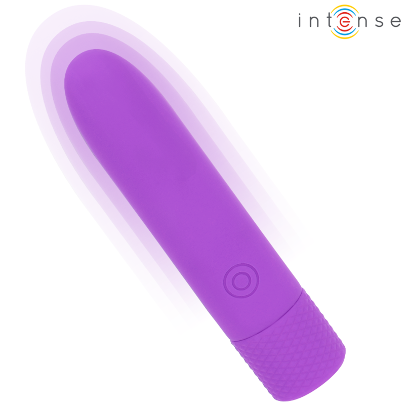 INTENSE - SYMONE BULLET VIBRANT RECHARGEABLE USB 8 VIBRATIONS VIOLET 10 X 2,2 CM INTENSE FUN