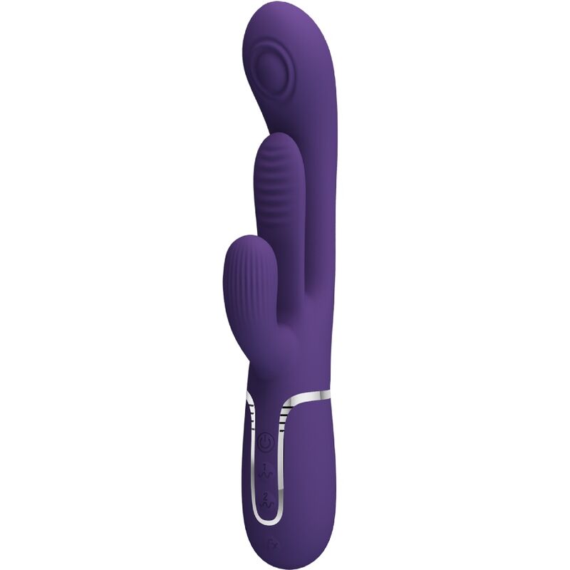 PRETTY LOVE - SHANIA TRIPLE RABBIT VIBRATEUR MULTIFONCTION VIOLET PRETTY LOVE