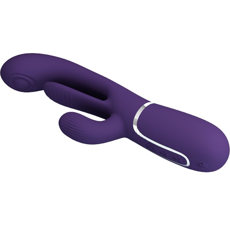 PRETTY LOVE - SHANIA TRIPLE RABBIT VIBRATEUR MULTIFONCTION VIOLET PRETTY LOVE