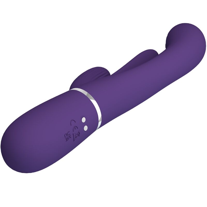 PRETTY LOVE - SHANIA TRIPLE RABBIT VIBRATEUR MULTIFONCTION VIOLET PRETTY LOVE