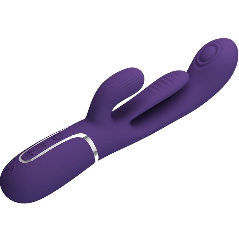 PRETTY LOVE - SHANIA TRIPLE RABBIT VIBRATEUR MULTIFONCTION VIOLET PRETTY LOVE