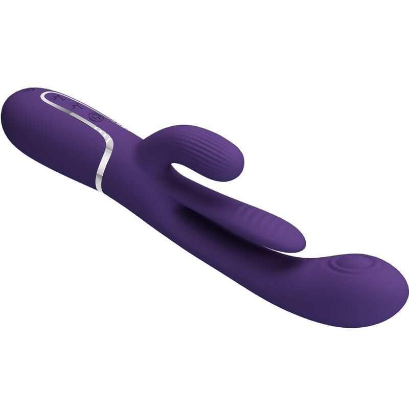 PRETTY LOVE - SHANIA TRIPLE RABBIT VIBRATEUR MULTIFONCTION VIOLET PRETTY LOVE