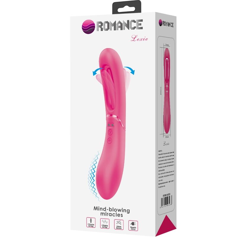 ROMANCE - VIBRATEUR POINT G LEXIE 7 VIBRATIONS ROSE ROMANCE