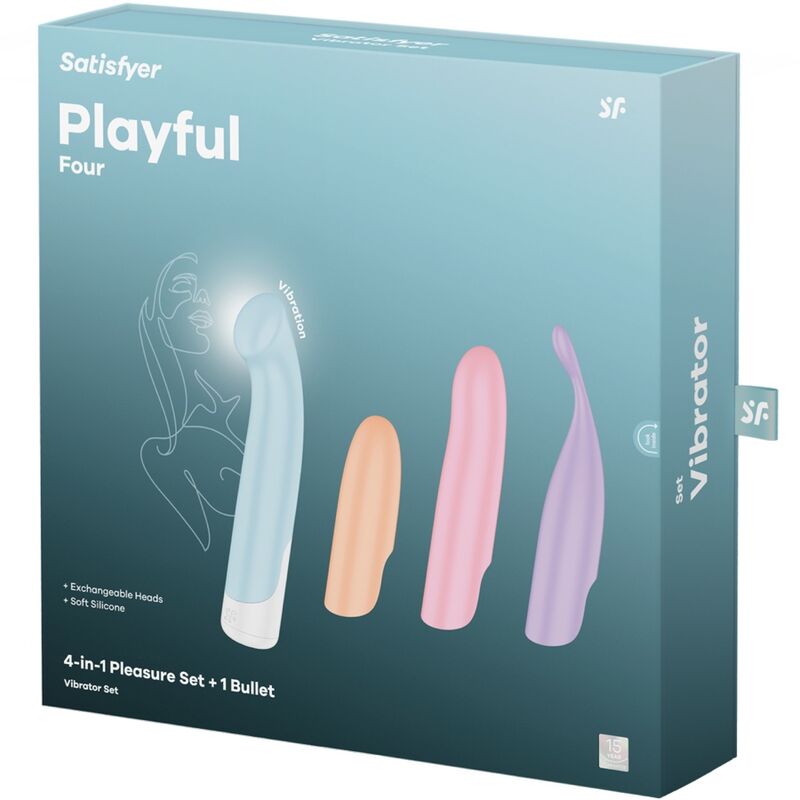 SATISFYER - VIBRATEUR PROGRAMME 12 VIBRATIONS G-SPOT WAVE 4 GRIS FONCÉ SATISFYER VIBRATOR
