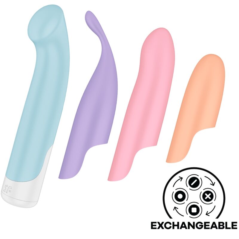 SATISFYER - VIBRATEUR PROGRAMME 12 VIBRATIONS G-SPOT WAVE 4 GRIS FONCÉ SATISFYER VIBRATOR