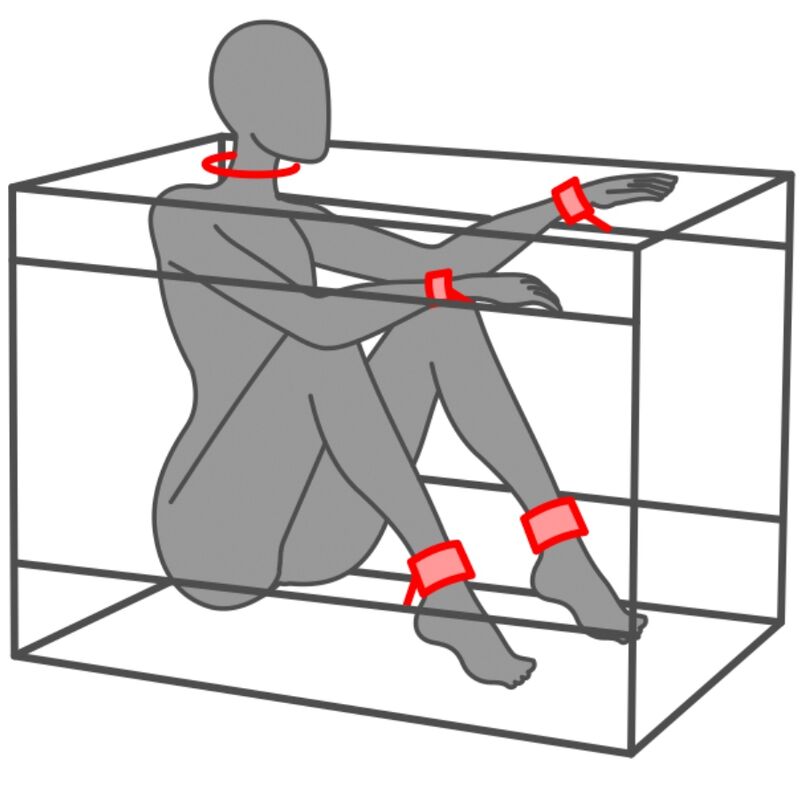 SECRET DOME - KINK CLUB LA NICHE CABINE NOIR ET ROUGE SECRET DOME