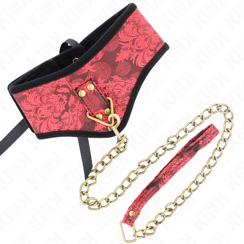 KINK - COLLIER MODÈLE SCANDALE AVEC BRACELET DENTELLE 75 CM 44 X 10 CM KINK COLLAR & GAG