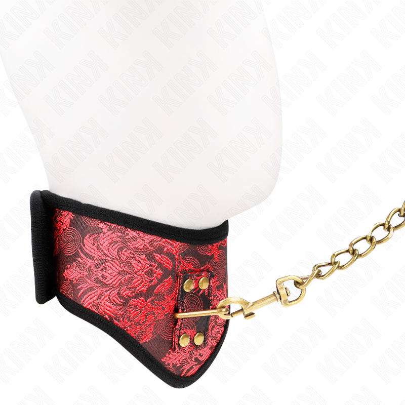 KINK - COLLIER MODÈLE SCANDALE AVEC BRACELET DENTELLE 75 CM 44 X 10 CM KINK COLLAR & GAG