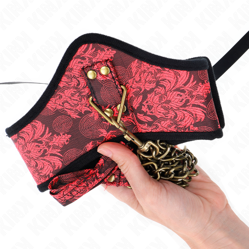 KINK - COLLIER MODÈLE SCANDALE AVEC BRACELET DENTELLE 75 CM 44 X 10 CM KINK COLLAR & GAG