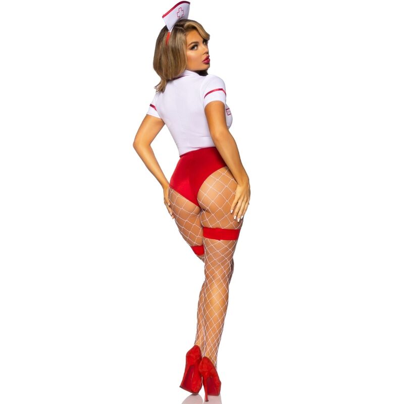 LEG AVENUE - COSTUME INFIRMIÈRE SEXY ROUGE/BLANC M LEG AVENUE COSTUMES