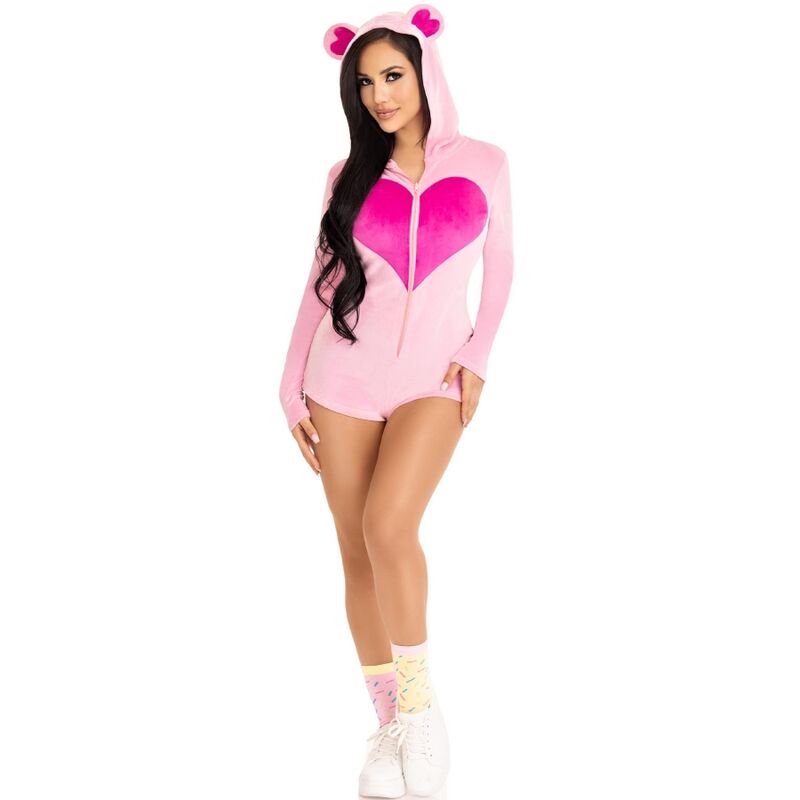 LEG AVENUE - BODY VELOURS OURS EN TEDDY ROSE M LEG AVENUE COSTUMES