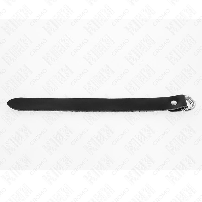 KINK - ANNEAU PÉNIS EN CUIR AVEC FERMETURE À PRESSION 22 X 2 CM KINK RING POWER