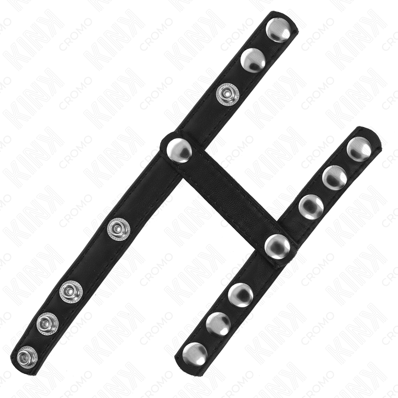 KINK - ANNEAU PÉNIS AVEC 3 SANGLES RÉGLABLES POUR DIVISEURS DE COUILLES KINK RING POWER