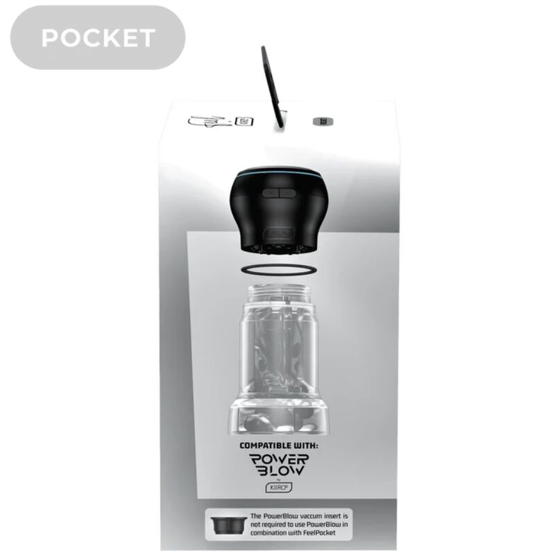 KIIROO - FEEL POCKET STROKER CRISTAL PAR KIIROO TRANSPARENT KIIROO
