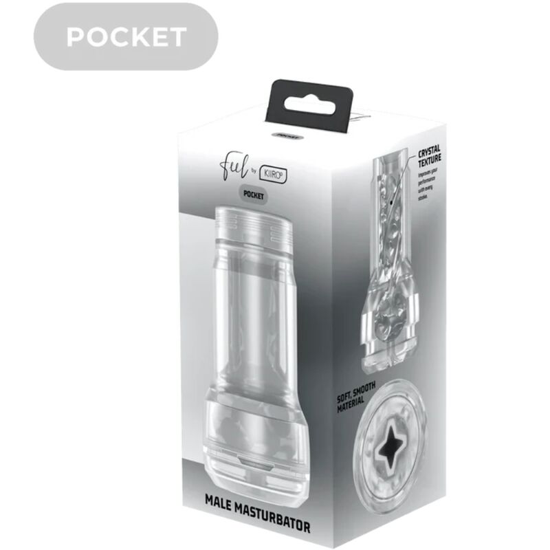 KIIROO - FEEL POCKET STROKER CRISTAL PAR KIIROO TRANSPARENT KIIROO