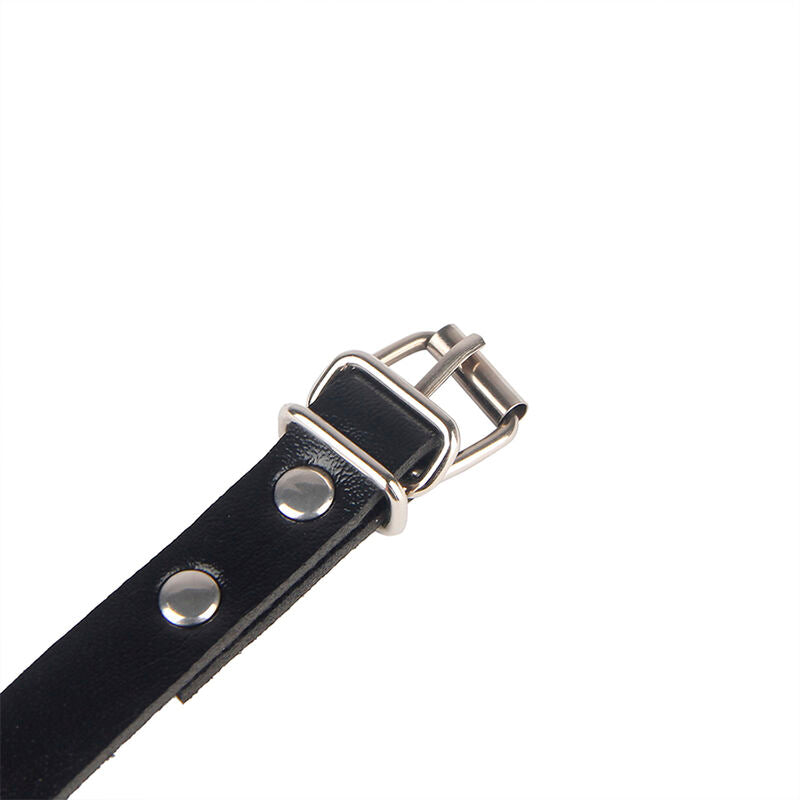 SUBBLIME - 953690 MENOTTES AVEC CEINTURE DE BONDAGE NOIRE TAILLE UNIQUE SUBBLIME FETISH