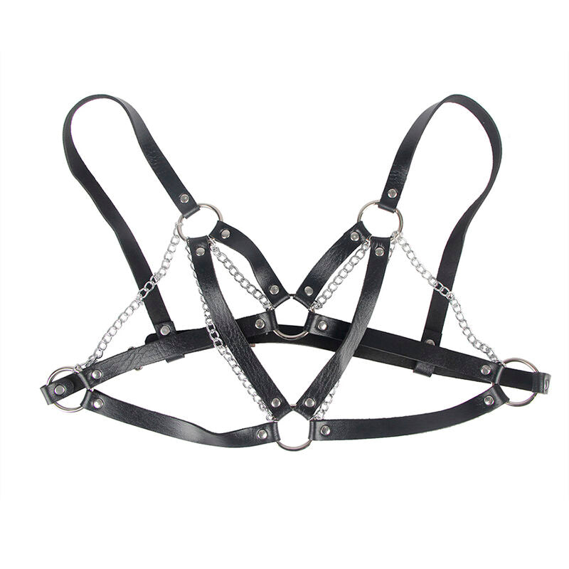 SUBBLIME - 953713 CEINTURE PUNK BONDAGE BOUCLE MÉTAL NOIRE TAILLE UNIQUE SUBBLIME FETISH