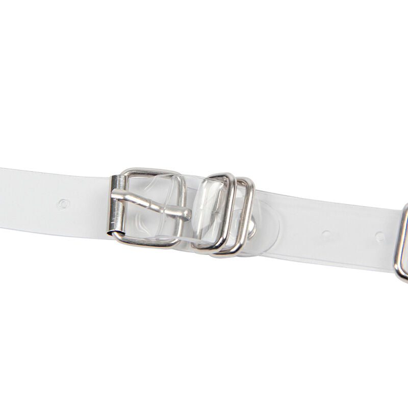 SUBBLIME - 953737 HARNAIS DE POITRINE AVEC ANNEAUX ET CHAÎNES ARGENT TAILLE UNIQUE SUBBLIME FETISH