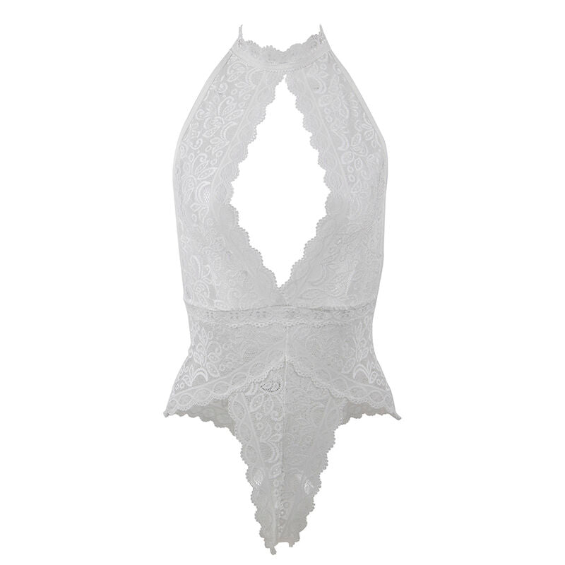SUBBLIME - 953850 BODY DENTELLE BLANC S/M SUBBLIME BODYSTOCKINGS