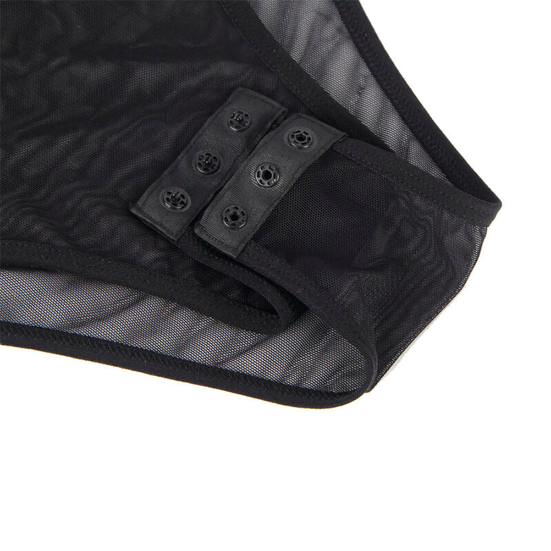 SUBBLIME - 954055 BODY SEXY EN DENTELLE NOIR S/M SUBBLIME BODYSTOCKINGS