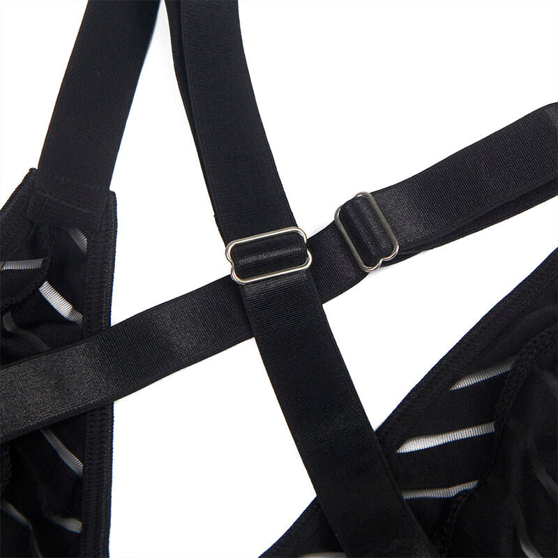 SUBBLIME - 954154 BODY AVEC PORTE-JARRETELLES NOIR L/XL SUBBLIME BODYSTOCKINGS