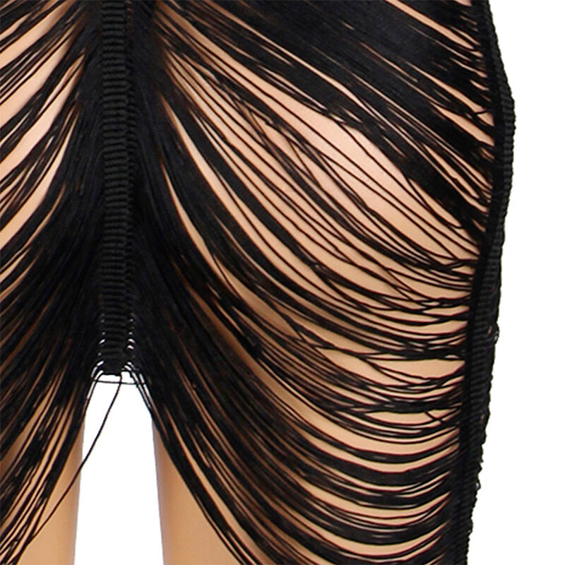 SUBBLIME - 954239 ROBE À BRETELLES + STRING NOIR L/XL SUBBLIME SETS