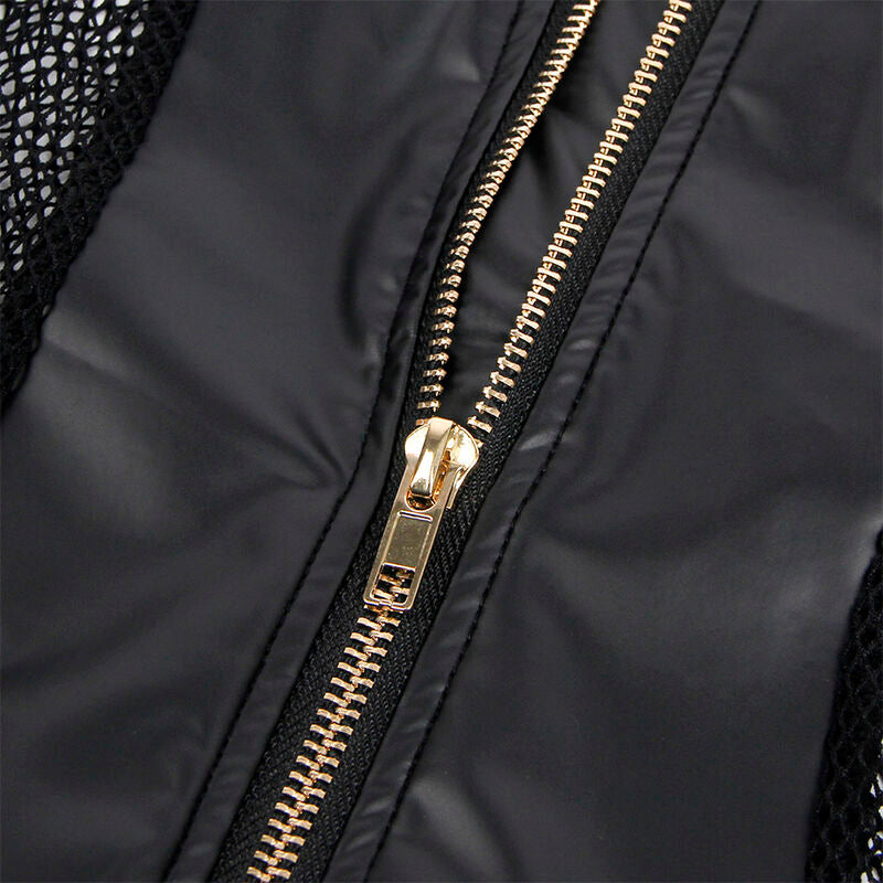 SUBBLIME - 954451 ROBE SEXY EN MAILLE CUIR NOIR L/XL SUBBLIME DRESSES